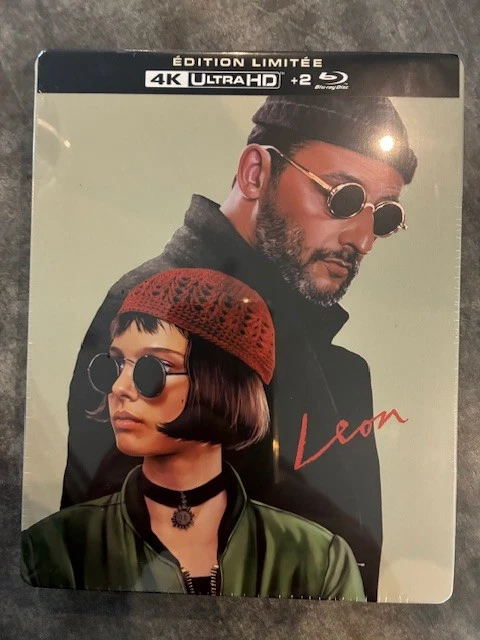 LÉON / film en 4k ultra hd + blu-ray zone B ÉDITION STEELBOOK COLLECTOR - Photo 1/2