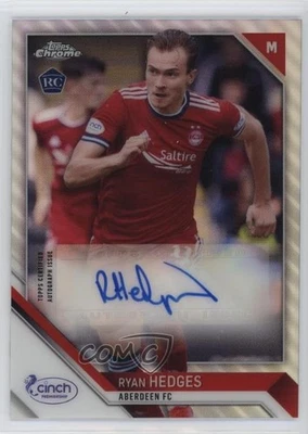 2021-22 Topps Chrome SPFL Scottish Premier League Auto Ryan Hedges #CA-RH Auto - Image 1 of 2