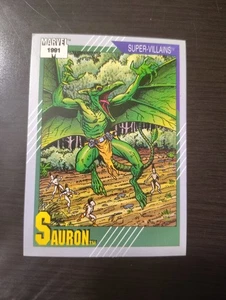 1991 marvel trading card #71 Sauron - Foto 1 di 2