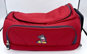 Disney Mickey Mouse Red Crossbody Messenger Weekender Laptop Bag 15”x9.5” - Picture 1 of 14