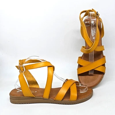 Sandalias Patrizia by Spring Step ANGHAL doradas tostadas con tiras para mujer talla US 9,5 Foto 1 de 4