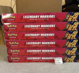 Pokemon Trading Card Games Legendary Warriors Premium Collection Neu 6 Box Case - Bild 1 von 14