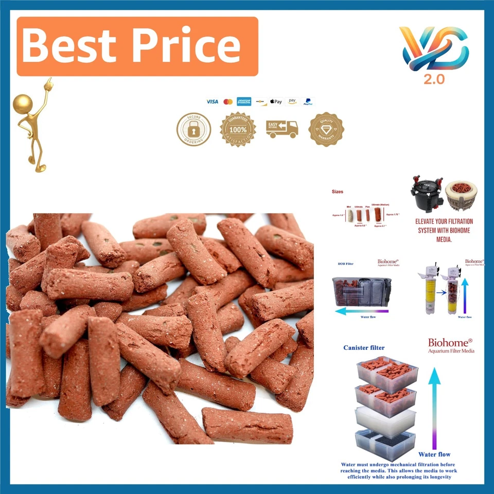 2 LB Granules of  Filter Media – Ideal for Aquatic Species & Clarity - Image 1 of 4