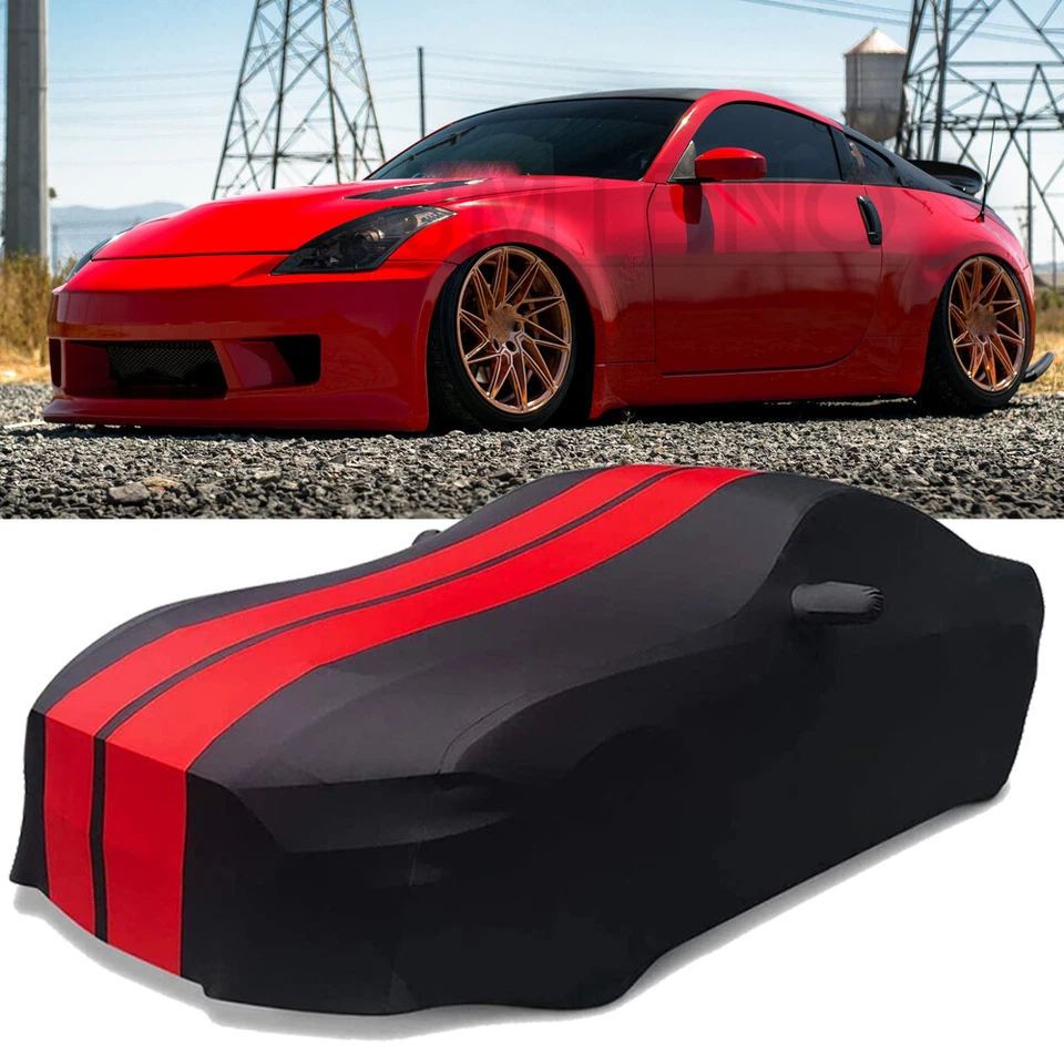 Cubierta completa satinada súper elástica interior para automóvil a prueba de arañazos y polvo para Nissan 350Z 370Z Foto 1 de 4