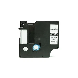 Casete de etiqueta negra sobre blanca para Dymo LabelManager 220P 260P 280 300 350 A40913 - Imagen 1 de 1