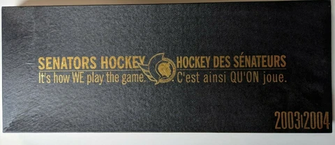 Ottawa Senators 2003-2004 Player Poster Box Set Season Ticket Subscriber Promo Cover