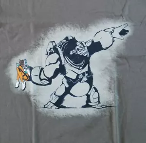 Camiseta mash-up de videojuegos de Banksy Graffitti - Imagen 1 de 2