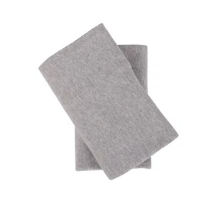 Mainstays Jersey Extra Soft Pillowcase 2Pc Set Standard/Queen Grey Heather NEW - Picture 1 of 4