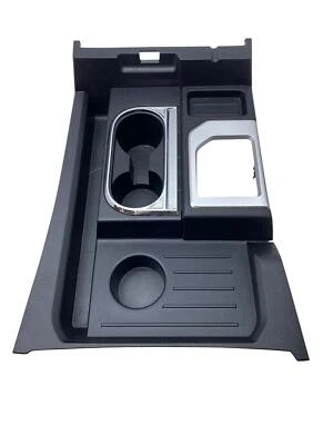 2014-2021 丰田 TUNDRA 前中心 CONSOLE 杯架 三角板 黑色 * SCUFF* — 第 1/4 张图片