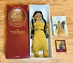 American Girls Collection Doll Kaya 18" w/ Book 2nd Ed 2002 Native American - Picture 1 of 24