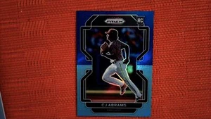 2022 Panini Prizm Baseball Navy Blue/Carolina Blue Prizm #12 CJ Abrams Hot Box R - Picture 1 of 2