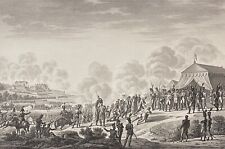 Spain Bombing Of Madrid 1808 Napoleon Bonaparte Engraving 1850