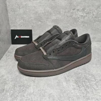 New - Travis Scott x Air Jordan 1 Low OG SP 'Velvet Brown' DM7866-202 - Image 1 of 4