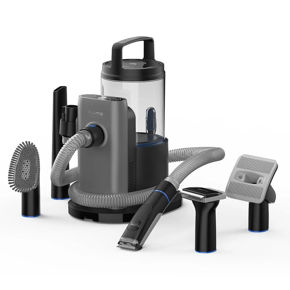 furMe Professional PLUS Pet Grooming Vacuum Kit