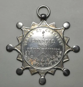 Funktionsabzeichen - Rat der prud'hommes Monarchie Juli Silber 32 Gramm - Bild 1 von 2