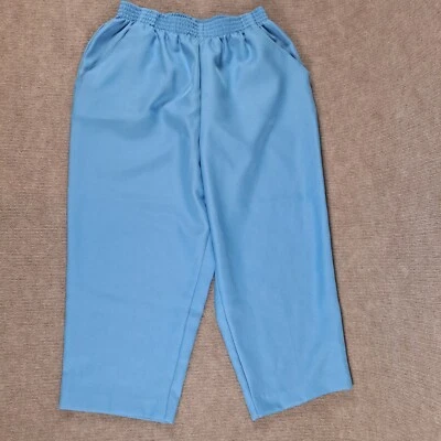 Pantalones elásticos Donnkenny para mujer talla 18W azules informales negocios dos bolsillos Foto 1 de 4