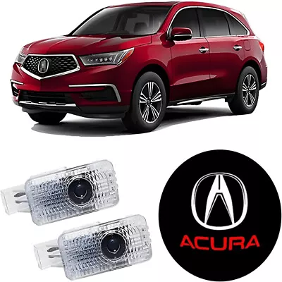 1Pair HD LED Door Projector Puddle Ghost Shadow Light For Acura TL 2009-14 OEM - Image 1 of 4