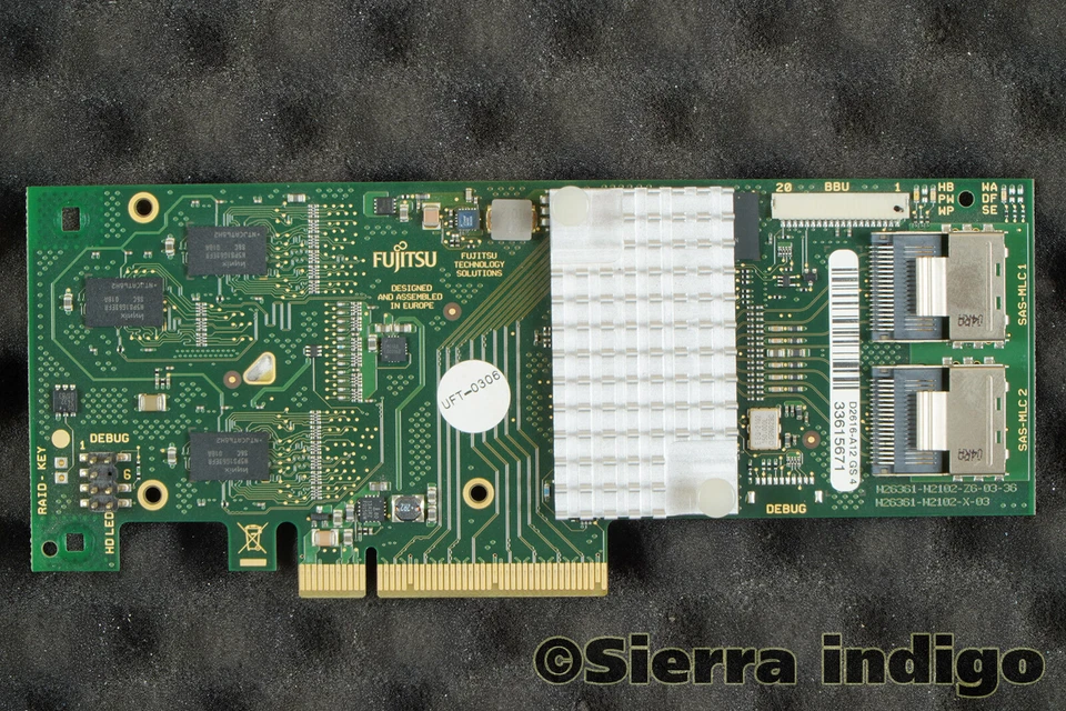 D2616-A12 Fujistu SAS RAID Controller Card without Bracket - Image 1 of 1