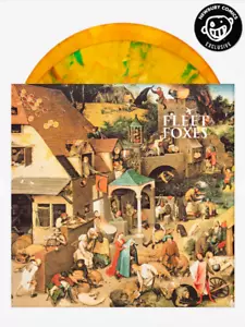 Fleet Foxes ~ 2xLP Orange Swirl Vinyl LP + Sun Giant EP Newbury's New Sealed - Picture 1 of 4