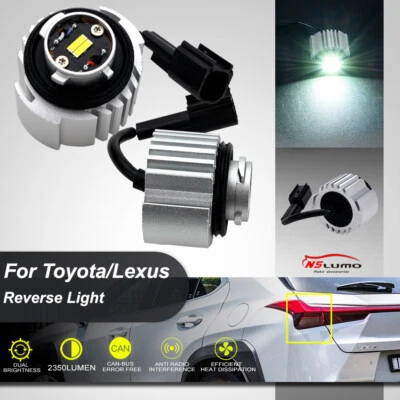 2 x Bombilla LED de reversa blanca 6500K L1B para Toyota Corolla Lexus UX200 2019+Toyota Foto 1 de 4