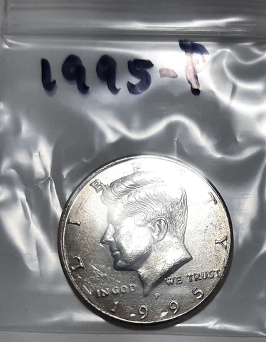1995-P Kennedy Half Dollar,  Circulated but Nice ! Cover