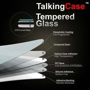 TalkingCase Premium Tempered Glass Screen Protector for Apple iPhone 11 PRO - Picture 1 of 1