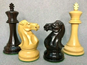 4.1" Rosewood Staunton Chess Pieces Set PRO STAUNTON Triple Weighted 4 Queens