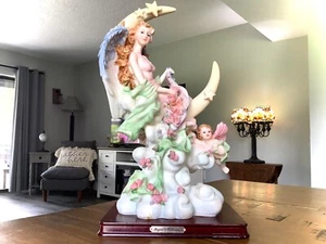 VINTAGE DE CAPOLI MEGAN'S COLLECTION ENGEL CHERUB STERNE MOND HIMMLISCHE FIGUR 15" - Bild 1 von 20