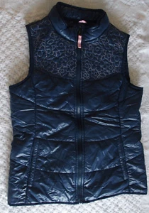 Lands' End 14 Kids Girls Lightweight Navy Blue Vest EUC fall winter - Picture 1 of 3