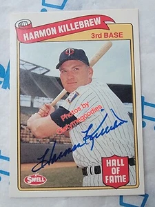 1989 Harmon Killebrew  No. 70 Auto Signed Swell HOF Card - Picture 1 of 11