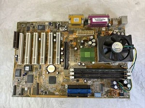 ASUS Motherboard TUSL2-C CPU INTEL PENTIUM 3 1.2GHZ 256MB RAM COMBO PARTS/REPAIR - Afbeelding 1 van 4