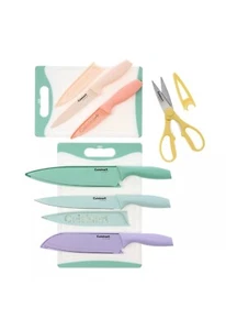 Cuisinart 14-piece Multicolor Knife and Cutting Board Set Multi Pastel Colors - Picture 1 of 1