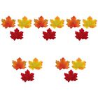 750 Pcs Maple Leaf Decoration Polyester Fall Leaves for Thanksgiving Artificial