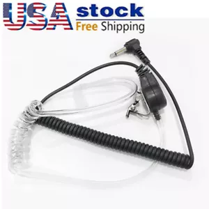 New Police 3.5mm Listen Acoustic Tube Earpiece For Portable Two Way Radio - Picture 1 of 3