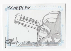 Scorpius Farscape Season 3 Sketch Card SketchaFEX by Warren Martineck - Picture 1 of 2