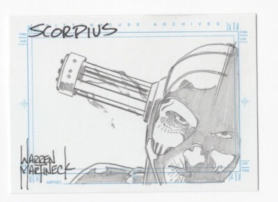 Scorpius Farscape Season 3 Sketch Card SketchaFEX by Warren Martineck - Image 1 of 2