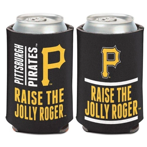 Pittsburgh Pirates 12oz Slogan Can Cooler [NEW] MLB Beer Coozie Koozie Drink Cover