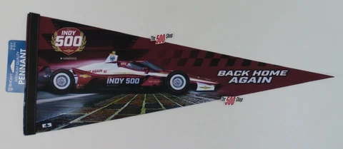 2022 Indy 500 106TH Running Event Collector Pennant Indianapolis Back Home Again Cover