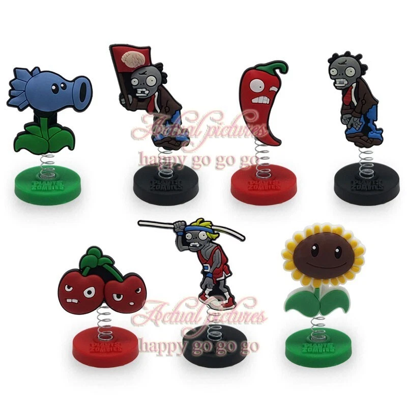 Toppers para pasteles de cumpleaños Plants V Zombies.  1/4"X 1-1/2" (Juego de 7 piezas) Foto 1 de 1