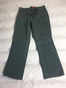 JAG Women's Light Green Stretch Fit Khaki Bootcut Jeans Pants Size 2 - Picture 1 of 4