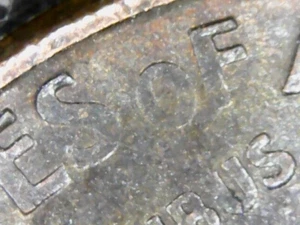 1995 P Lincoln Penny Struck Through Grease / Dbl. Rev. Error - Picture 1 of 4