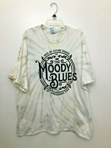 Camiseta MOODY BLUES Tie Dye 2017 50th D.O.F.P Aniversario Gira 2XL Usada - Imagen 1 de 8
