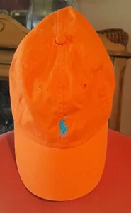 #2 Polo Ralph Lauren Hat Orange 6-Panel pre-owned - Picture 1 of 2