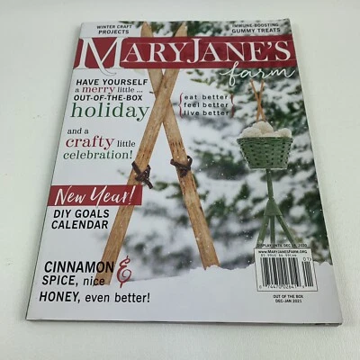 Mary Janes Farm Winter Craft Projects Dec Jan 2020-21 Magazine Spices Foto 1 de 4