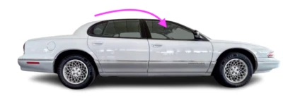 Fits:1994-1997 Chrysler New Yorker & LHS Passenger Right Front Door Window Glass - Image 1 of 4