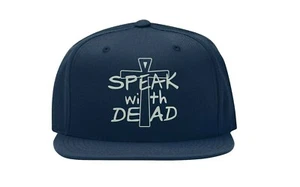 Speak With Dead Anime Slogan Hellsing Embroidered Snapback Baseball Cap Fullcap - Picture 1 of 5