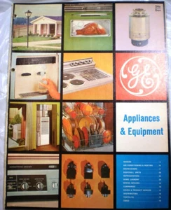 Vtg GENERAL ELECTRIC GE Appliances Catalog RETRO Ranges Refrigerator Freezer '69 - Picture 1 of 6