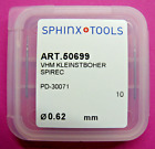 1 Stück SPHINX Tools VHM Mikrobohrer Ø 0,62 mm ART.: 50699 NEU & OVP
