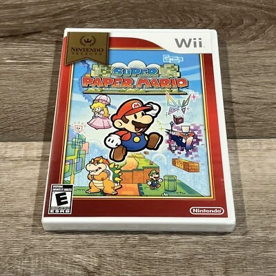 Super Paper Mario - Nintendo Selects Edition - Nintendo Wii - NEW - Image 1 of 2