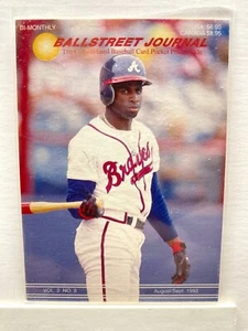 VTG 1992 Ballstreet Journal Tri-Star Deion Sanders Promo Card F0 - Picture 1 of 1